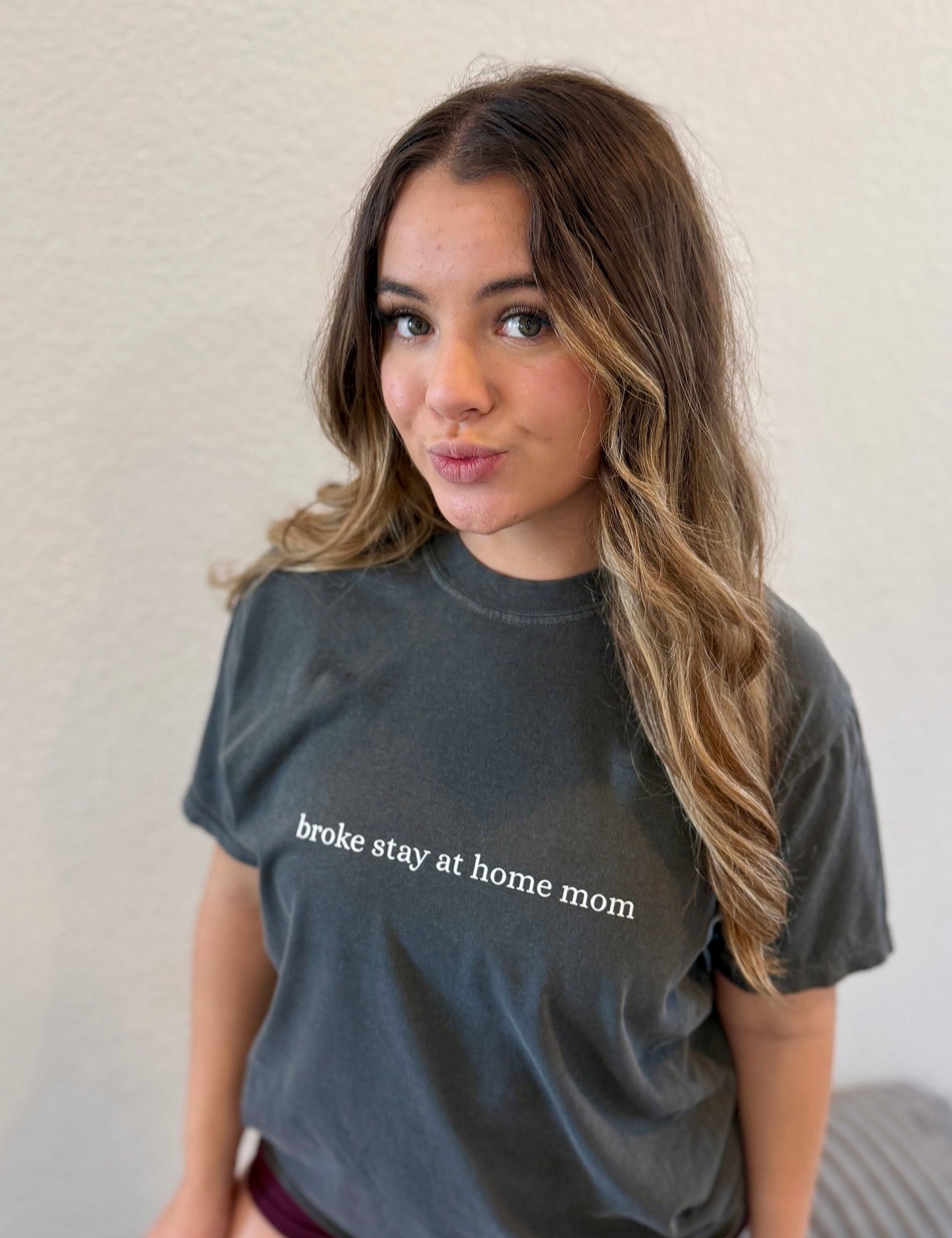 Broke Stay At Home Mom Tee image 1