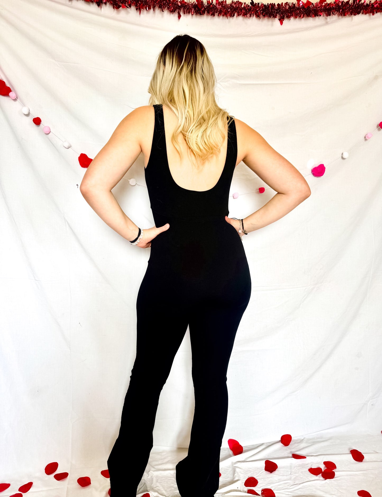 Rylee Workout Jumpsuit (Black) image 1