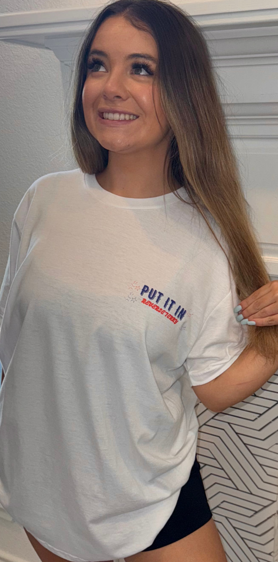 Put it in Reverse Terry T-shirt image 1