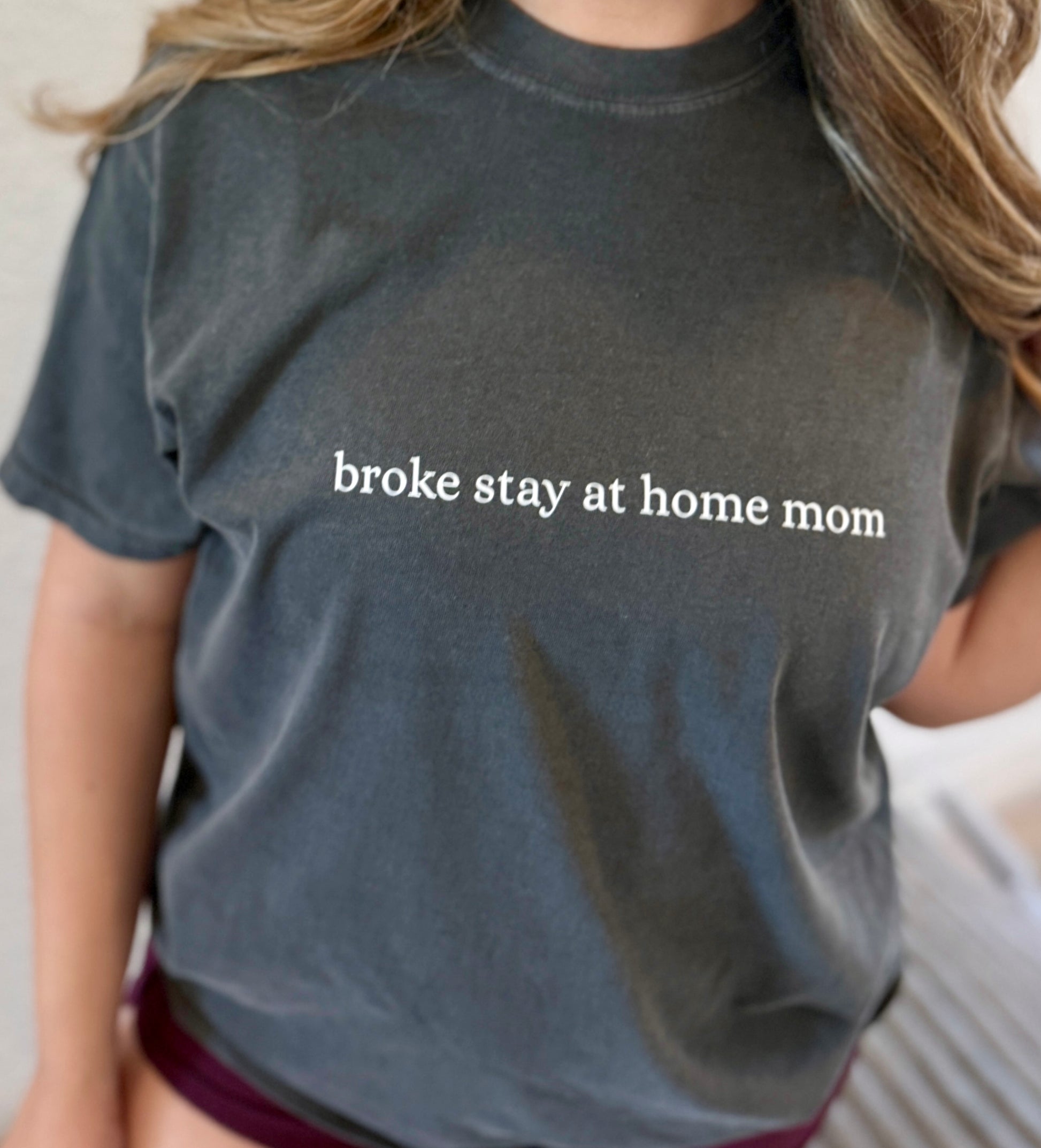 Broke Stay At Home Mom Tee image 0