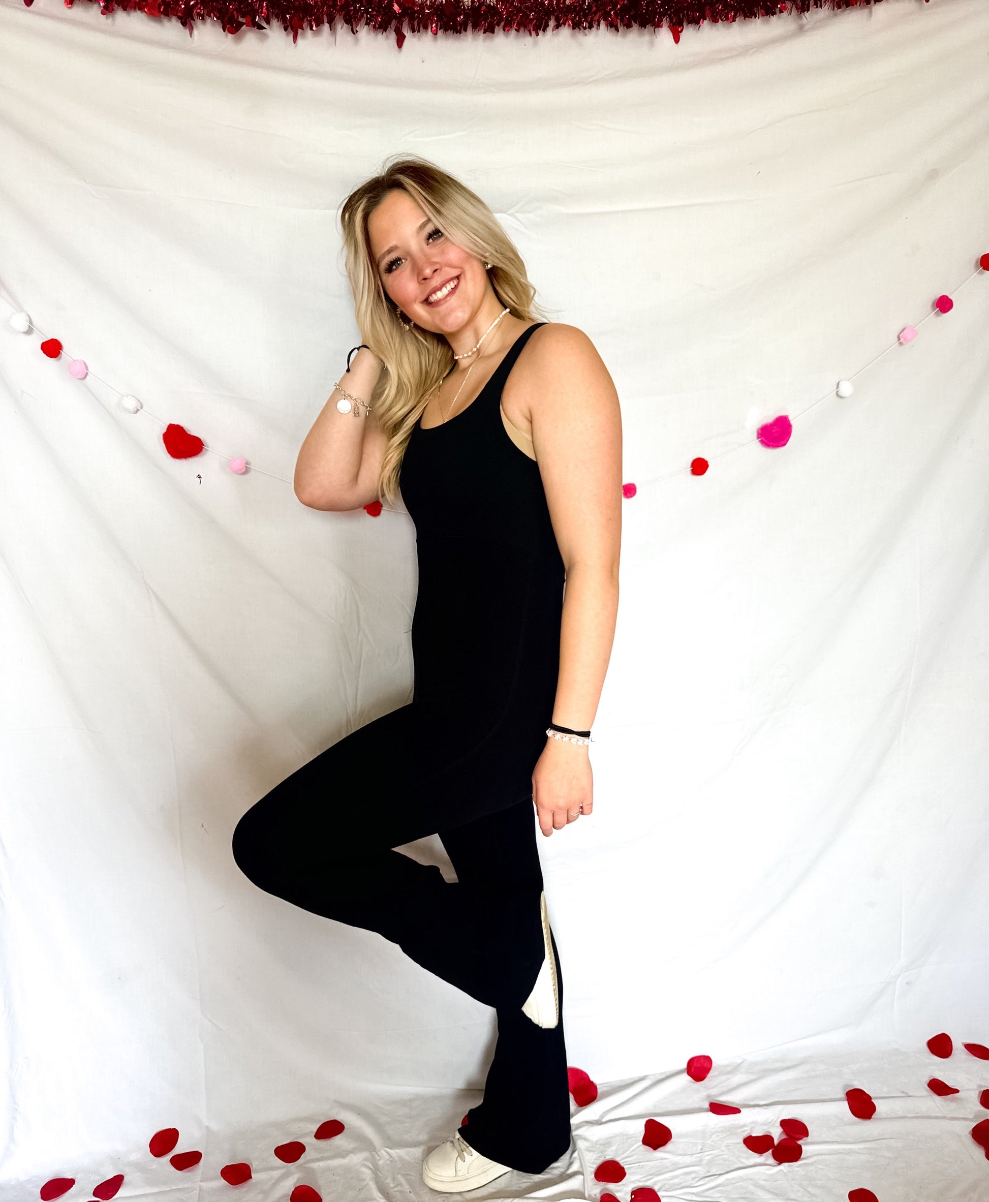 Rylee Workout Jumpsuit (Black) image 2