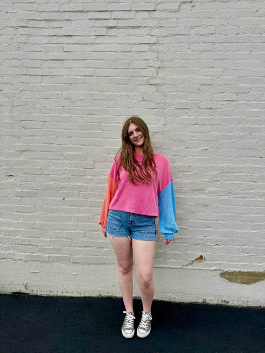 Olivia Color Pop top