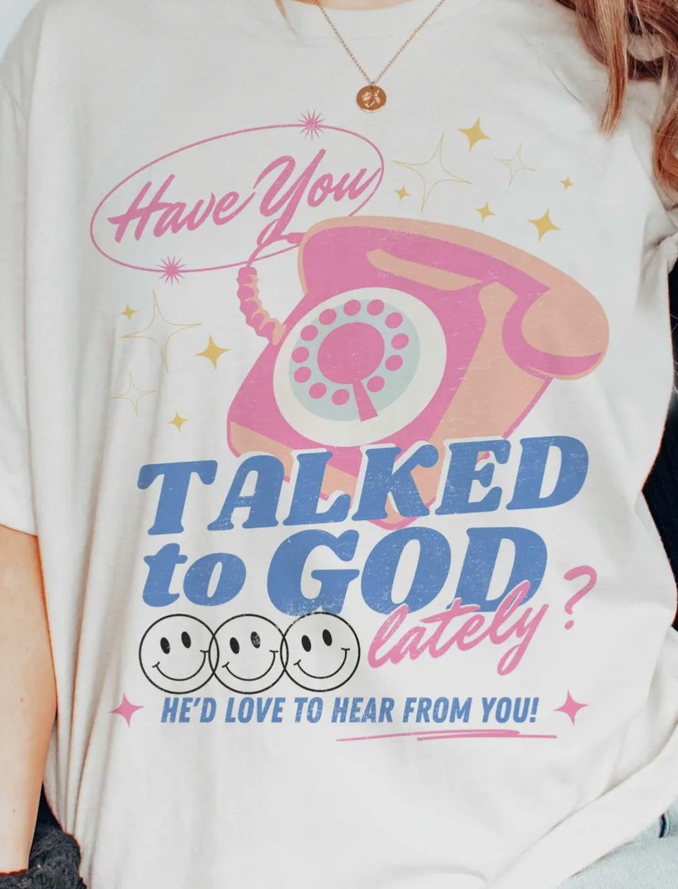 Talked to God today tee image 3